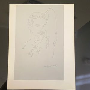 1983 Andy Warhol Portrait victor hugo.